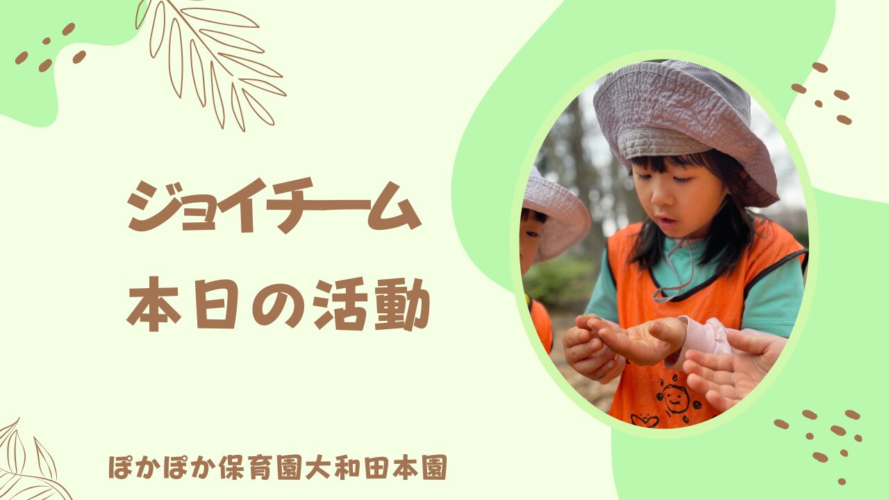 本日の活動　ジョイチーム