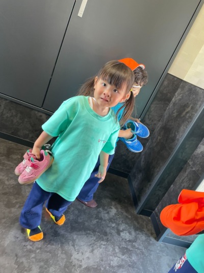 週初めの月曜も元気いっぱいな3歳児クラス!