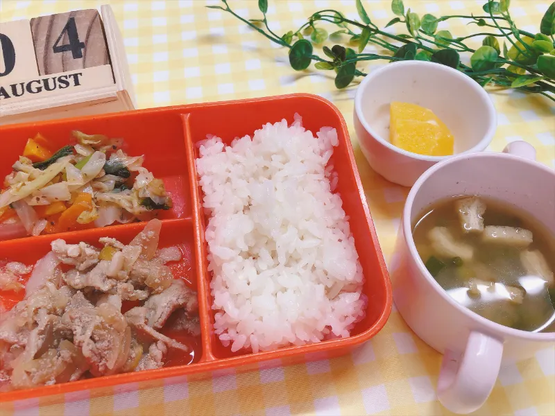 今日の給食8月4日(火)