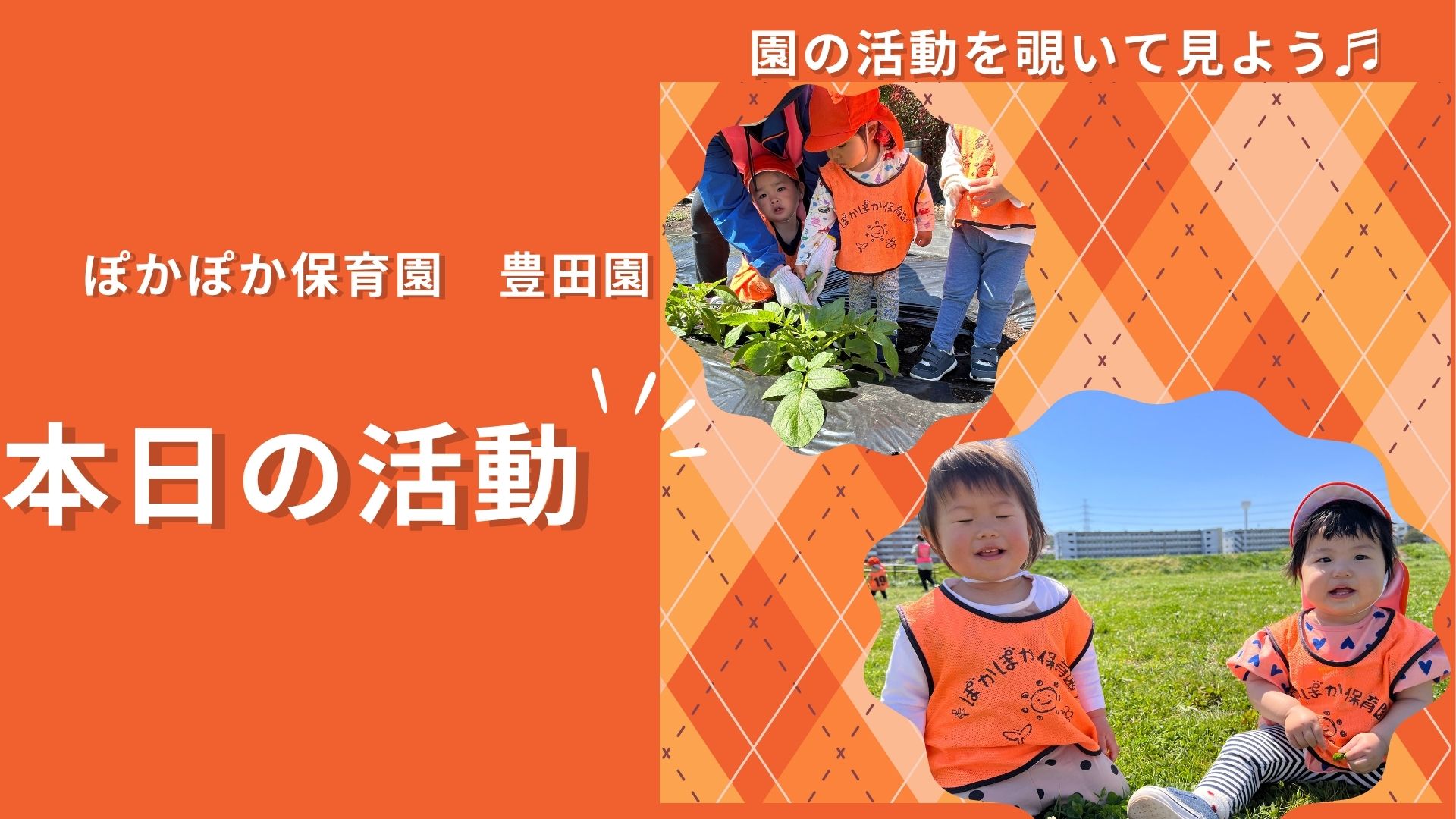 バスで畑！公園！沢山おでかけした日☆