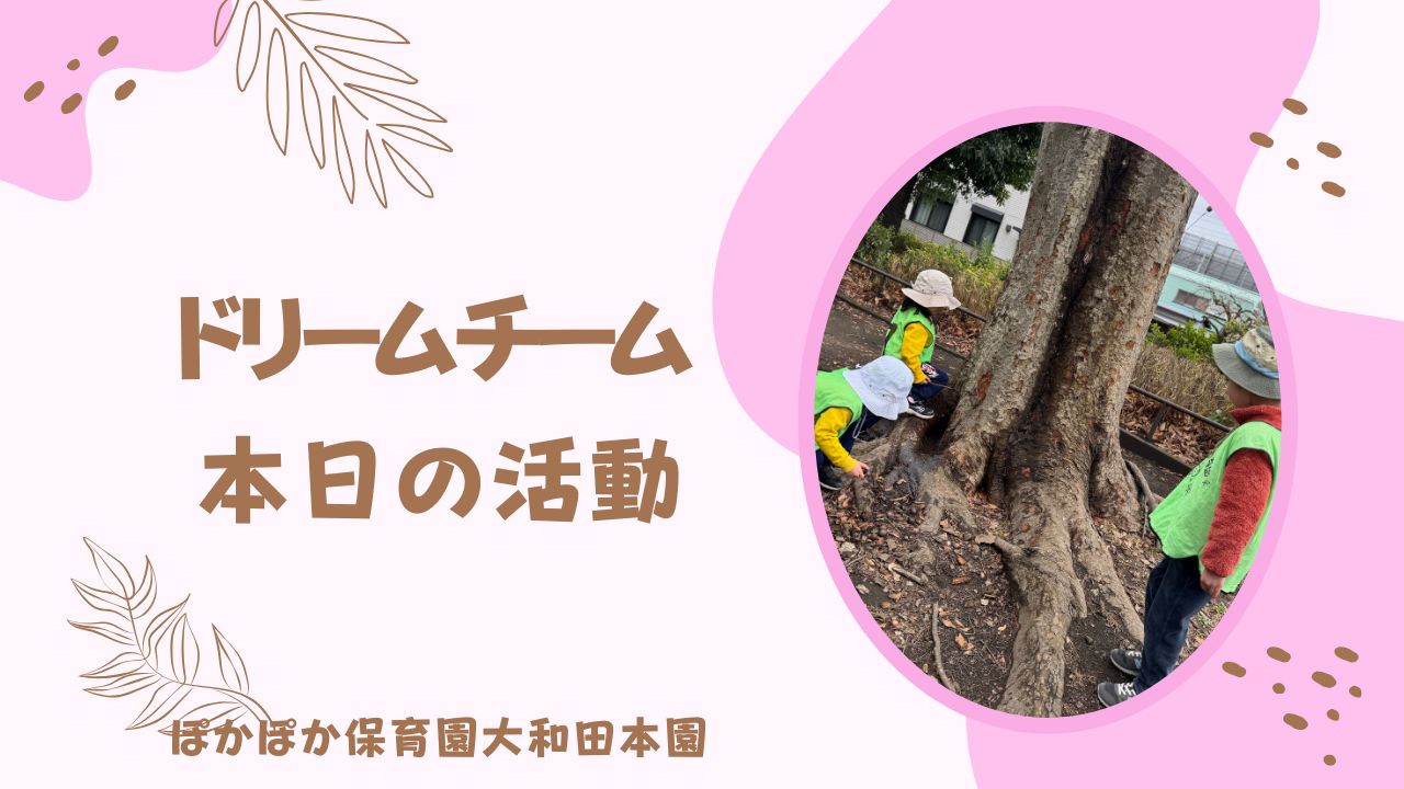 雨上がりは自然がいっぱい　本園ドリームチーム