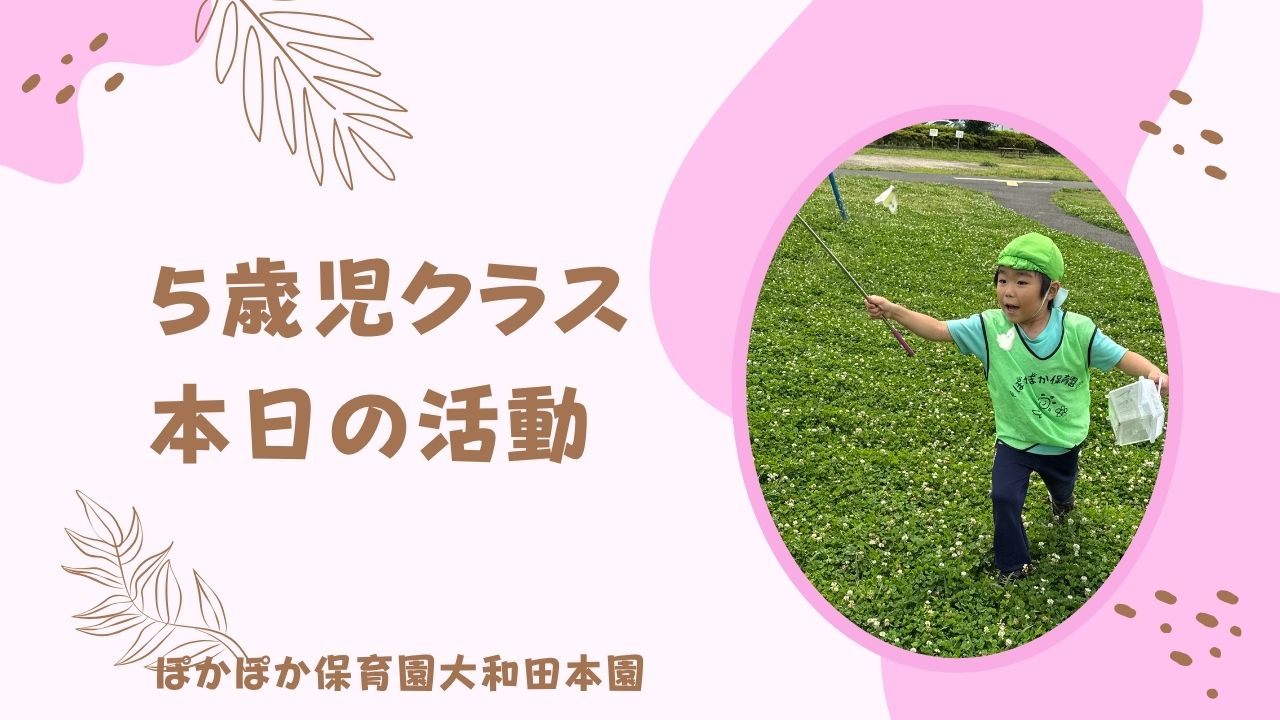 夏の公園で元気いっぱい♪　5歳児