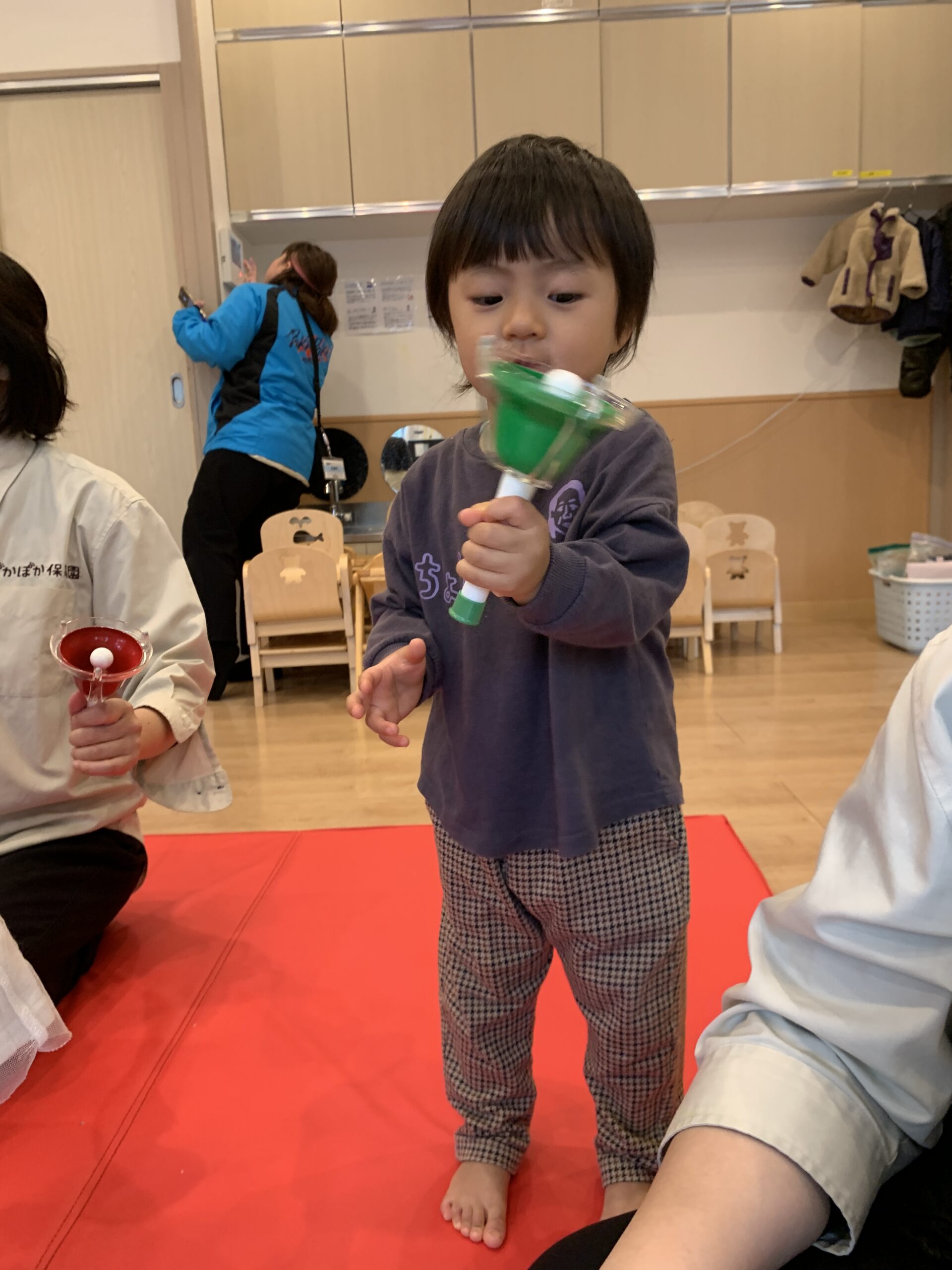 雨がやんだね!ぽかぽか保育園