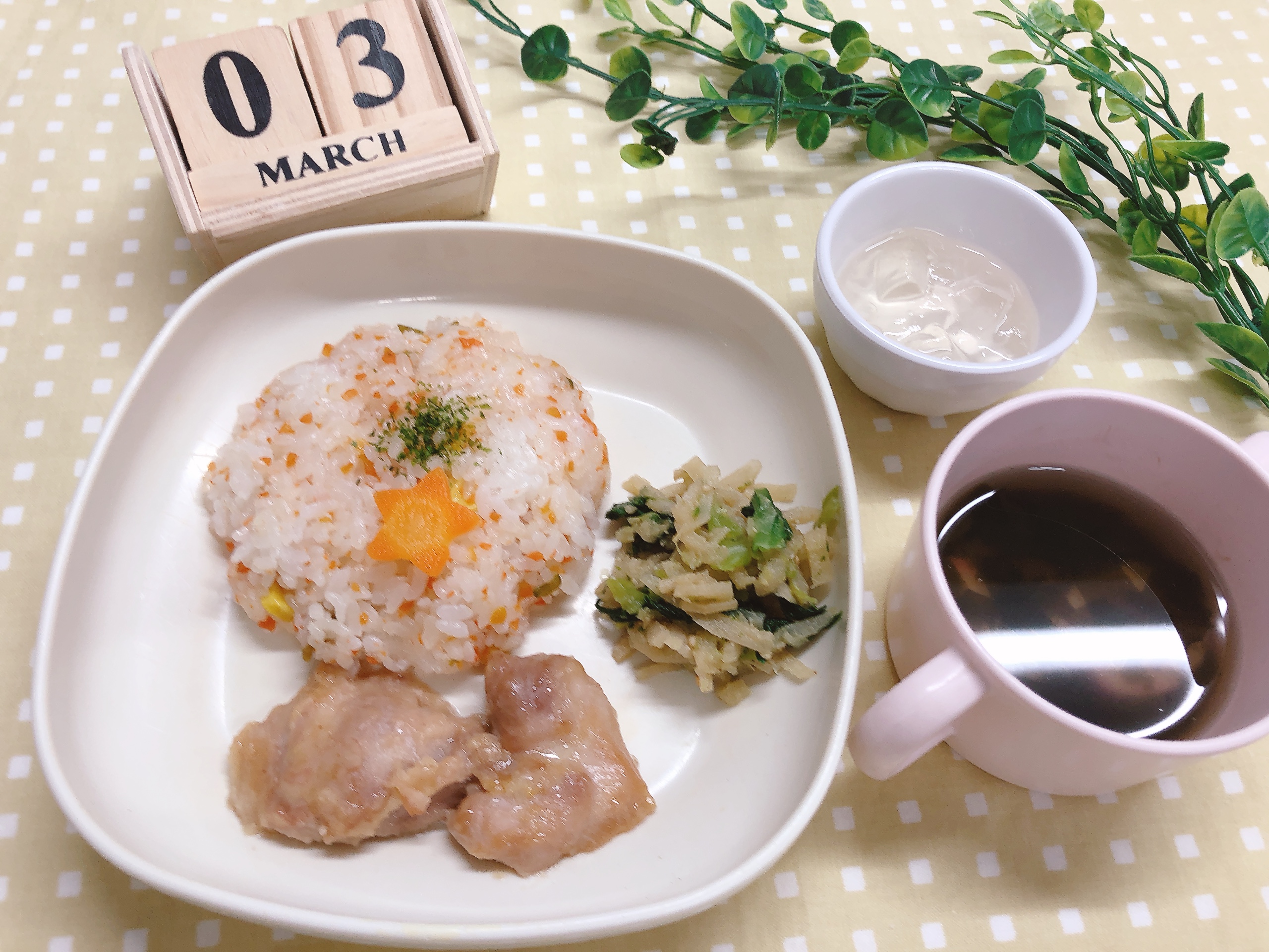 今日の給食3月3日（月）