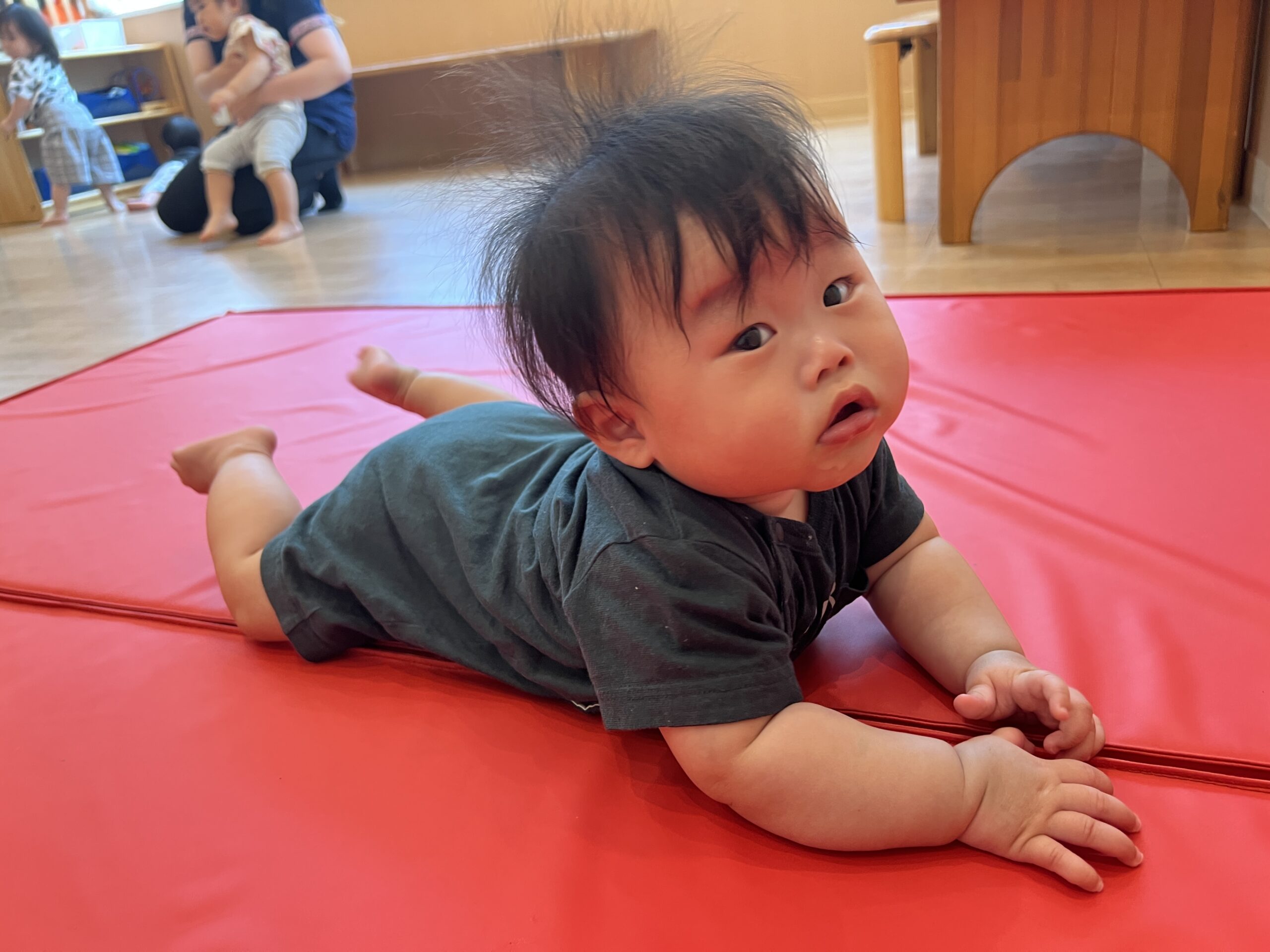 体育遊びとスイカ製作で元気いっぱい♪ ぽかぽか保育園