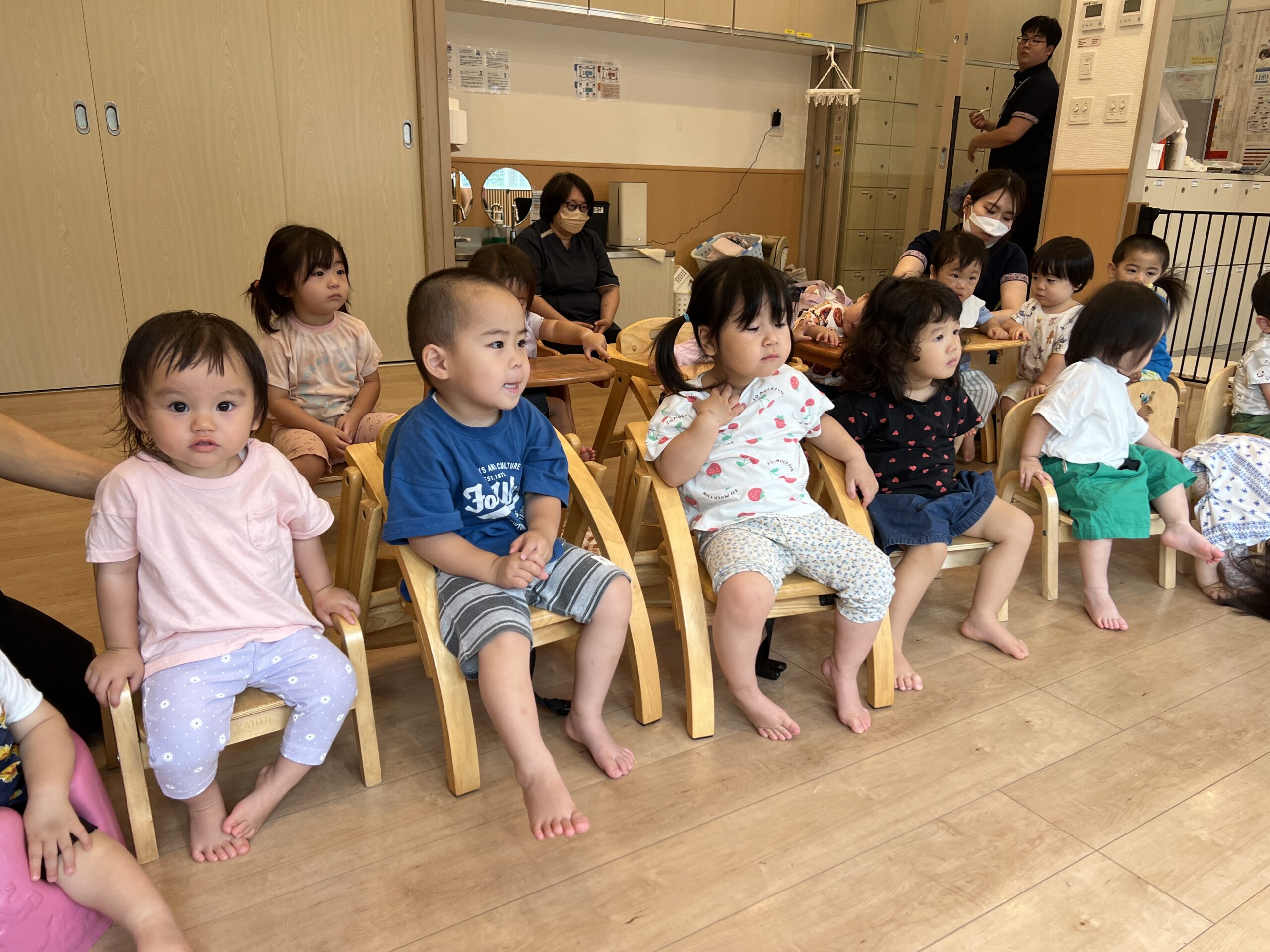 みんなの願いが届きますように☆七夕会の日　　ぽかぽか保育園