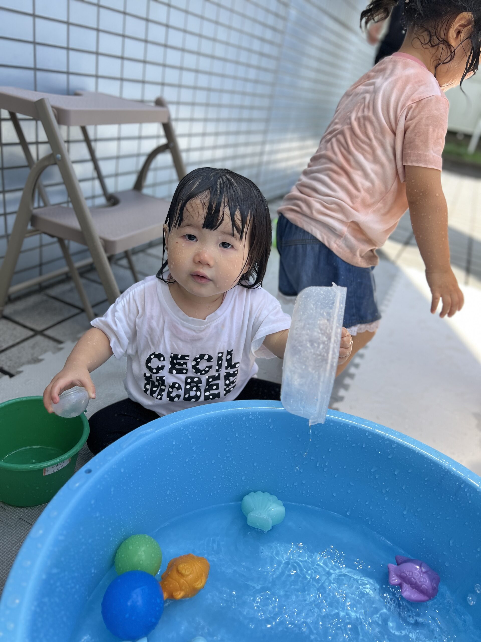 合同水遊びで季節を満喫!自由な発想で楽しむ一日!