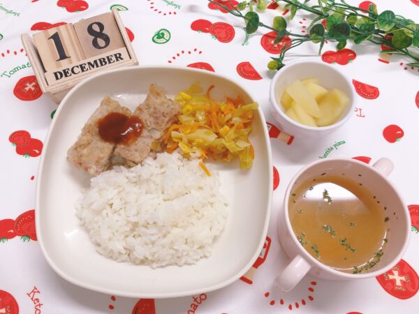 今日の給食12月18日(木)
