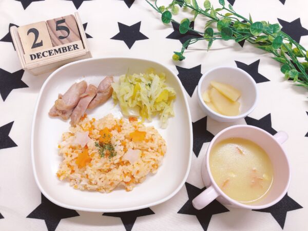 今日の給食12月25日(木)