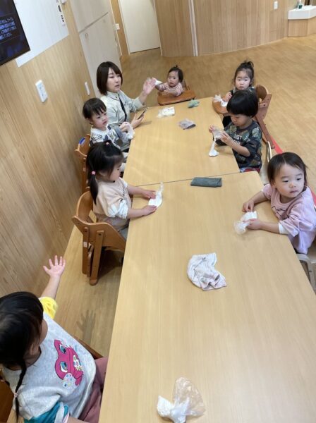 新年のはじめはサイエンス＋白玉実験　ぽかぽか保育園多摩平園