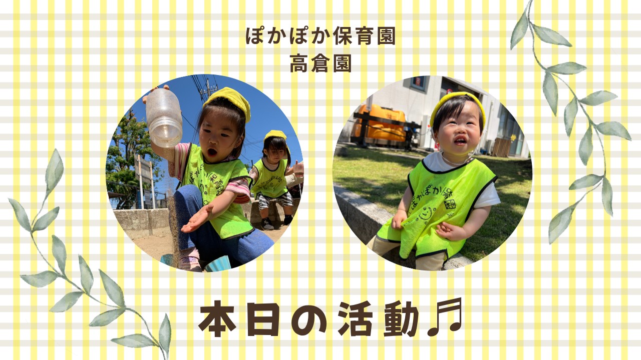 晴れの公園、合同保育の笑顔!   ぽかぽか保育園