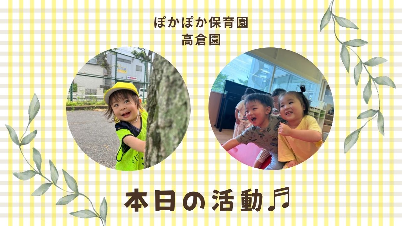 晴れの日のびのび保育カリキュラム　ぽかぽか保育園