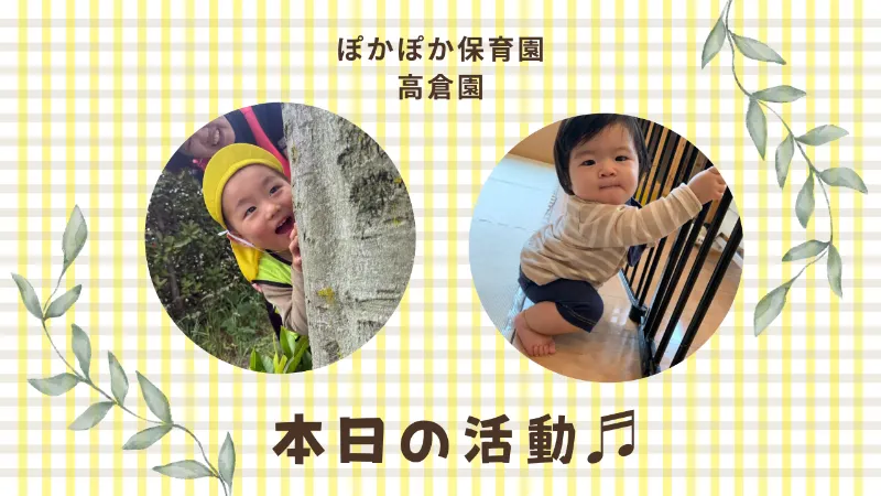 健やかな成長と自然体験 ぽかぽか保育園