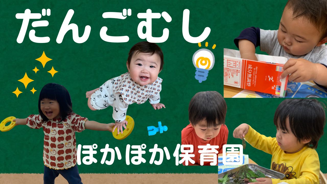 雨の日でもわくわく♬ダンゴムシ探検隊と感触あそびの一日