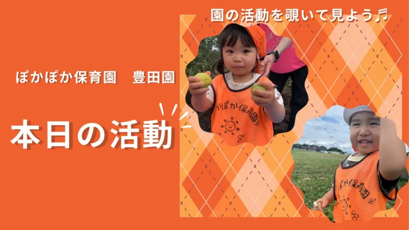 昨日までの雨も上がり、自然体験満喫の戸外活動日和!【八王子市保育園・日野市保育園の乳児保育】